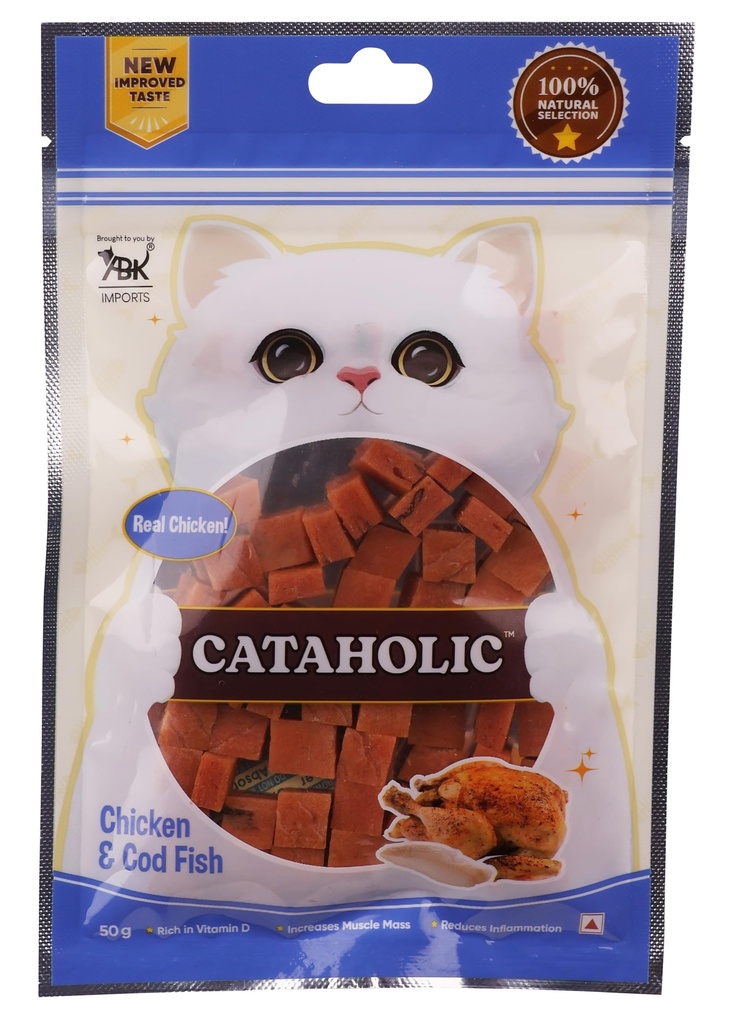 Cataholic Chicken Cod Fish 50g