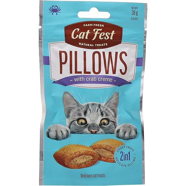 Cat Fest Pillows with  Chicken Creme 30g