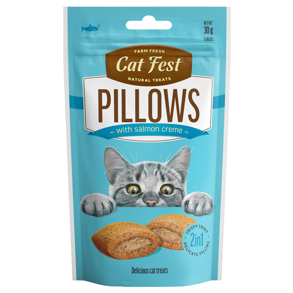 Cat Fest Pillows with salmon creme 30g