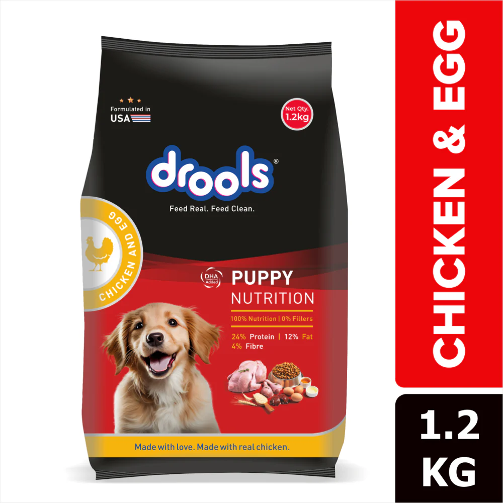 Drools Puppy Chkn Egg 400g