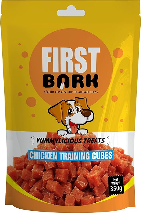 First Bark Chiken  training cubes 350g