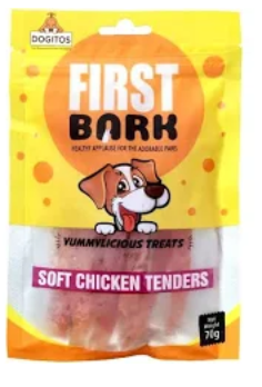 First Bark Soft Chiken Tenders 70G