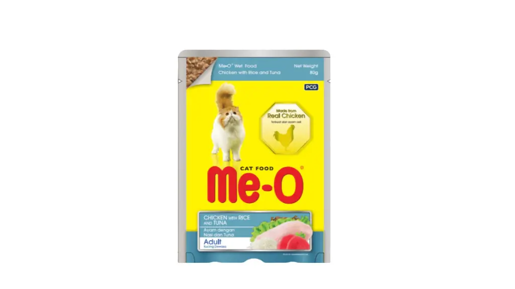 Me-O Adult Chicken with rice and tuna 80g