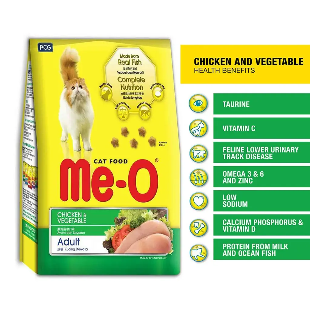 Me-O  Chiken And Vegetable Adult 400G