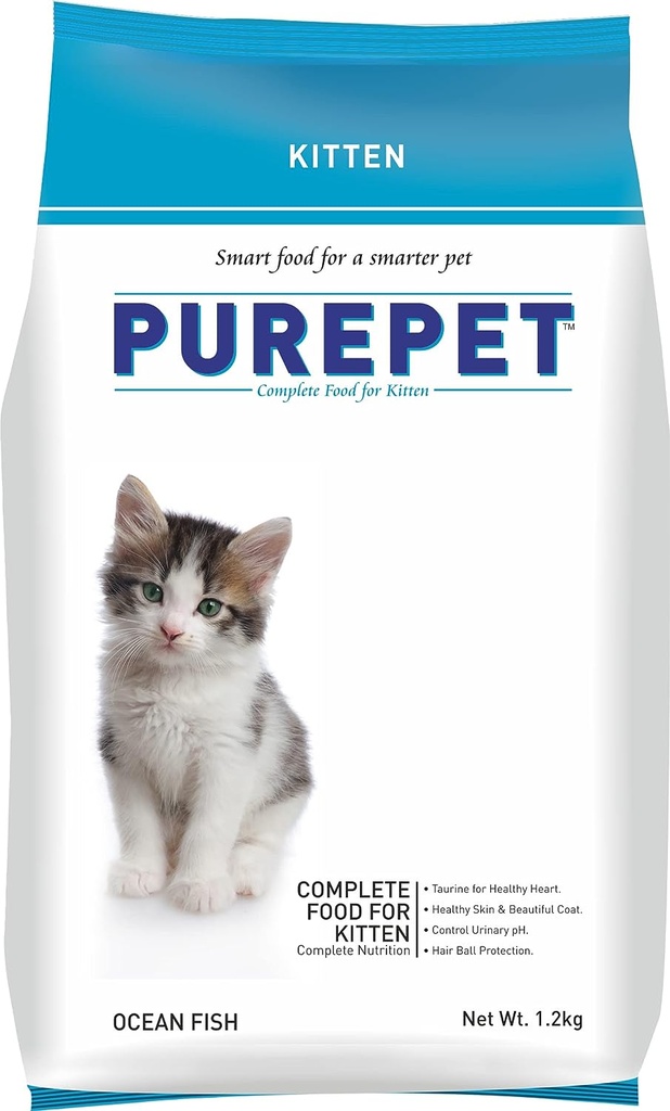 Purepet Kitten Ocean Fish 1.2Kg