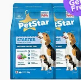 Petstar Starter Mother & Baby Dog 3Kg Buy1 Get1 Free