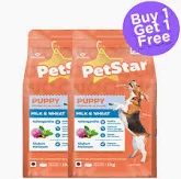 Petstar Puppy Milk & Wheat 1Kg Buy1 Get1 Free