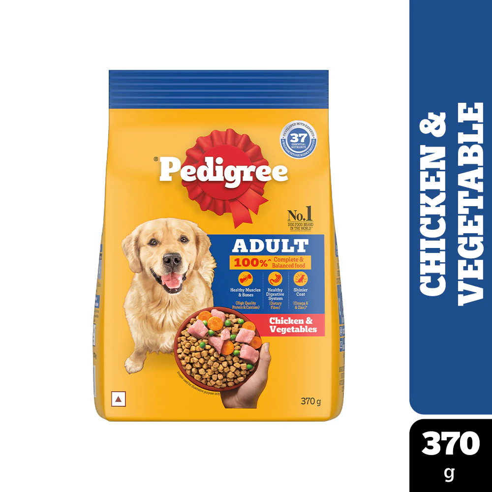 Pedigree Adult Chicken & Vegetables 370G