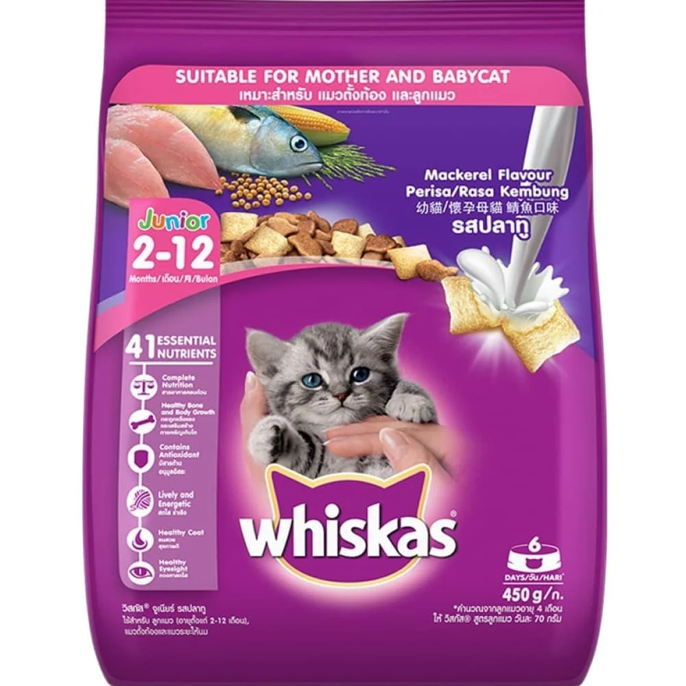 Whiskas Mackerel Junior 3Kg