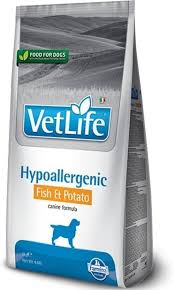 Vet Life Hypoallergic Fish & Potato Dog 2Kg