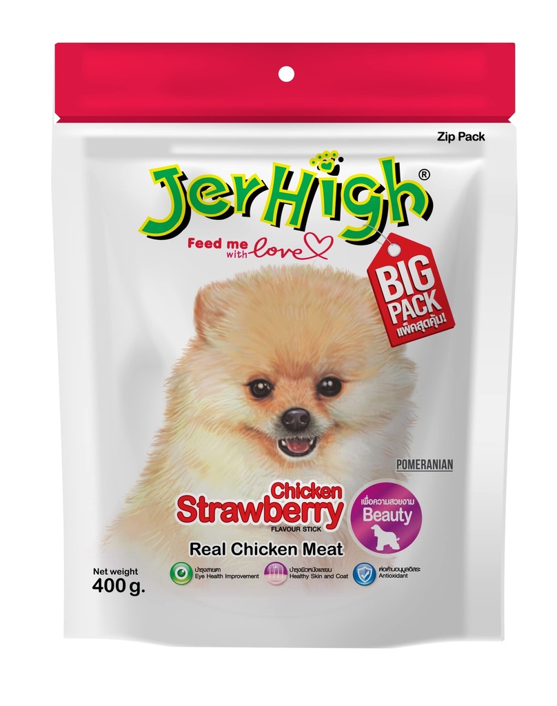 JerHigh Chicken Strawberry 400G