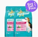 Petstar Adult Meat & Wheat 1Kg Buy1 Get1 Free